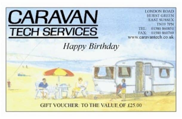 Caravan Tech Birthday voucher 30