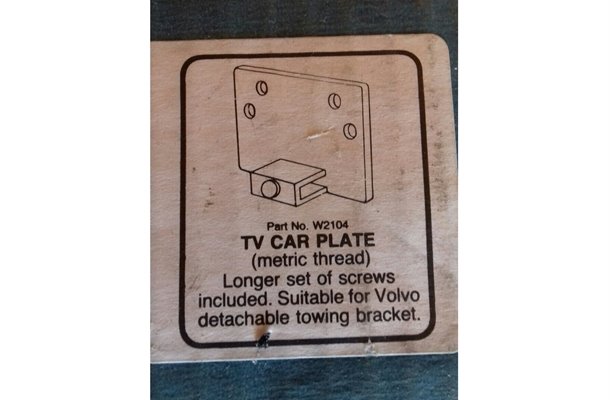 The Scott Stabiliser TV Car Plate
