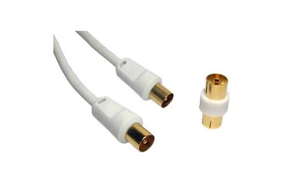 Coax cable male to male 25m