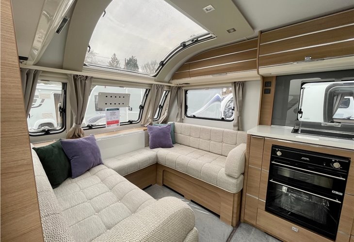 Adria Adora Seine 612 DL Lounge Area | Used Caravans For Sale | Caravan Tech