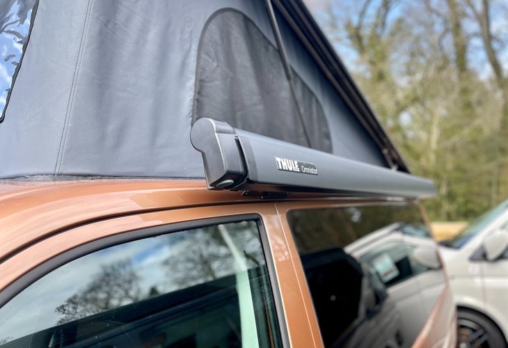 VW Campervan For Sale Copper Bronze Edition | Rebellion Campers | Thule Awning